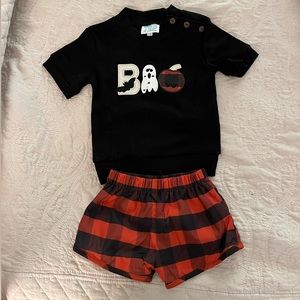 Boys Halloween Short Set